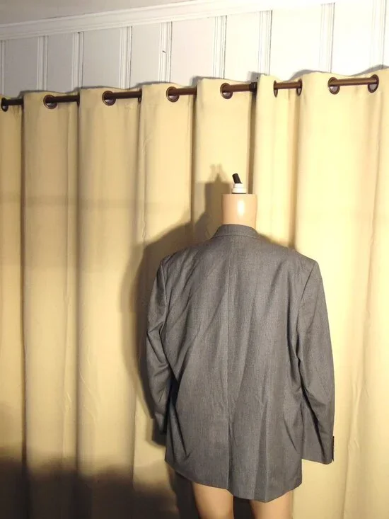 Lauren Ralph Lauren Gray Blazer 48R Classic Sport Coat - Picture 4 of 4